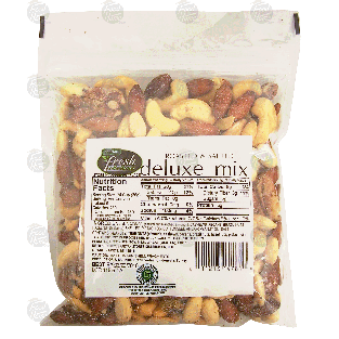 Spartan fresh selections roasted & salted deluxe nut mix 12oz