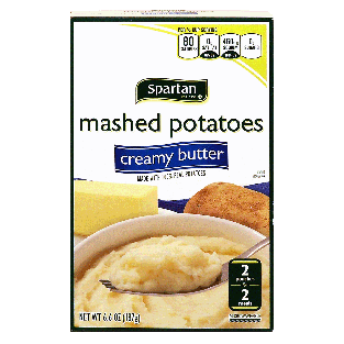 Spartan  creamy butter mashed potatoes, twin pack 6.6oz