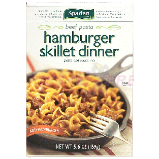 Spartan  beef pasta hamburger skillet dinner, pasta and sauce mix5.6oz