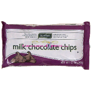 Spartan  milk chocolate baking chips 12oz