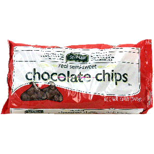 Spartan  real semi-sweet chocolate baking chips 12oz