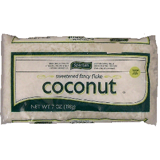 Spartan  sweetened fancy flake coconut 7oz