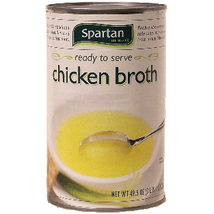 Spartan  ready to serve chicken broth 49.5oz