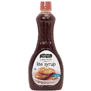 Spartan  lite butter maple pancake syrup 24oz