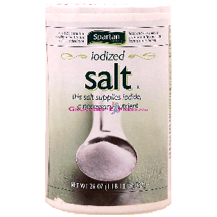 Spartan  iodized salt 26oz