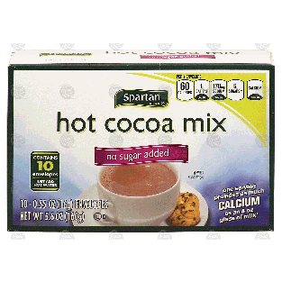 Spartan  no sugar added instant powdered hot cocoa mix, 10-packe5.6-oz
