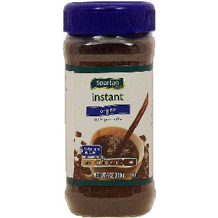 Spartan  regular instant coffee, medium roast 4-oz