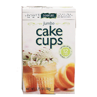 Spartan  jumbo cake cups (ice cream cups), 12-count 2.75oz