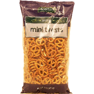 Spartan  mini twists pretzels 15oz
