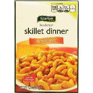 Spartan  cheeseburger macaroni, hamburger skillet dinner, add ham5.8oz