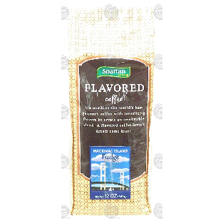 Spartan  ground flavored coffee, mackinac island fudge 12-oz
