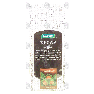 Spartan  decaf coffee, hazelnut, ground 12-oz