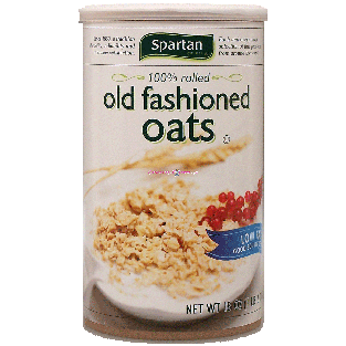 Spartan  old fashioned oats, 100% rolled 18oz