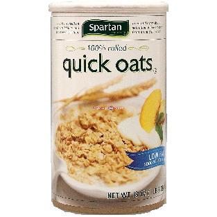 Spartan  quick oats, 100% rolled 18oz