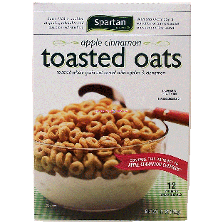 Spartan  apple cinnamon toasted oats cereal 15oz