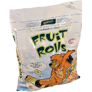 Spartan  fruit rolls marshmallows added 28oz