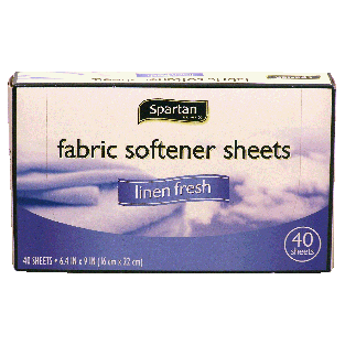 Spartan  linen fresh scent fabric softener sheets  40ct