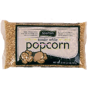 Spartan  tender white popcorn kernels, unpopped 32oz