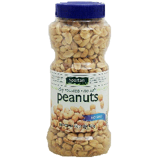 Spartan  dry roasted peanuts, no salt 16oz