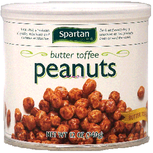 Spartan  butter toffee peanuts 12oz