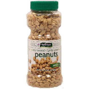 Spartan  dry roasted lightly salted peanuts 16oz