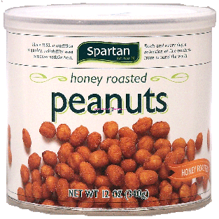 Spartan  honey roasted peanuts 12oz