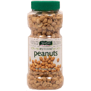 Spartan  dry roasted peanuts 16oz