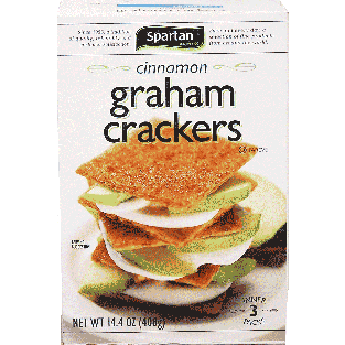 Spartan  cinnamon graham crackers 14.4oz