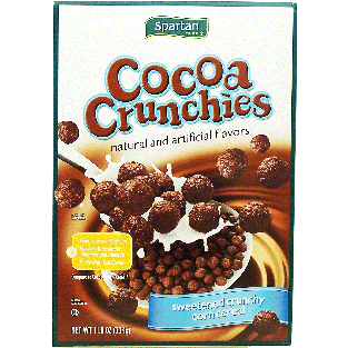 Spartan Cocoa Crunchies sweetened crunchy chocolate flavored cor11.8oz