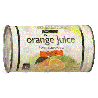 Spartan  100% orange juice no pulp frozen concentrate 12-fl oz