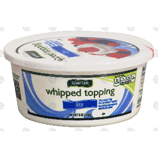 Spartan lite whipped topping, frozen 8-oz