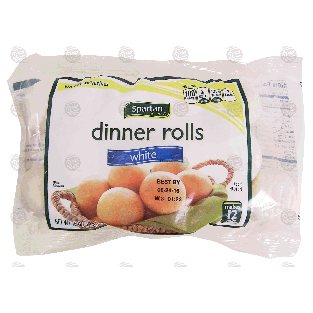 Spartan  12 frozen white dinner rolls 16-oz