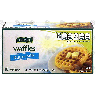 Spartan  buttermilk waffles, 10-count 12.3-oz