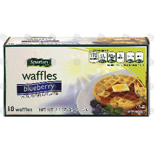 Spartan  blueberry waffles, 10-count 12.3-oz