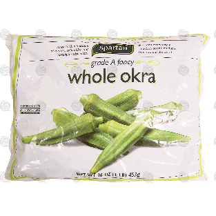 Spartan  whole okra 16-oz