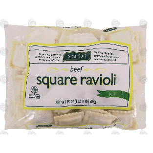 Spartan  beef square ravioli 25-oz