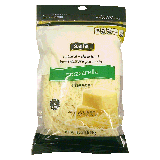 Spartan  natural shredded mozzarella cheese 16oz