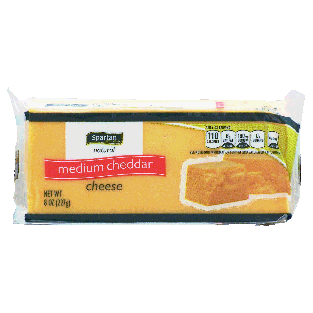 Spartan  natural medium cheddar cheese 8oz