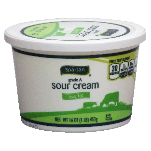 Spartan  low fat sour cream 16oz
