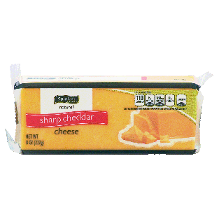 Spartan  natural sharp cheddar cheese 8oz