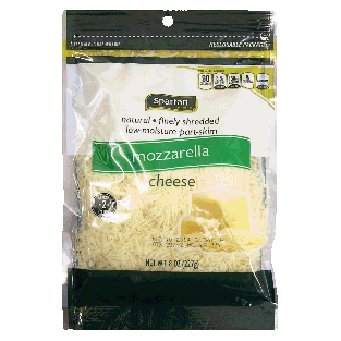 Spartan  natural finely shredded low-moisture part-skim mozzarella 8oz