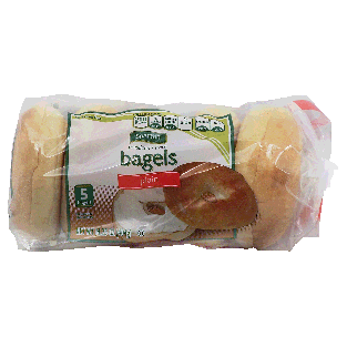 Spartan  plain bagels, 5 presliced 14.25oz