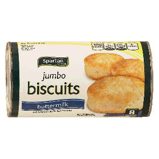 Spartan  8 jumbo buttermilk biscuit dough, ready to bake 16oz