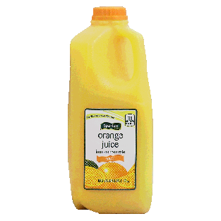 Spartan  orange juice from concentrate, 100% juice 0.5gal