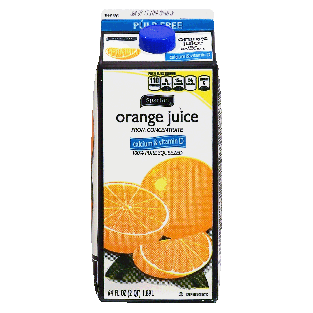 Spartan  orange juice with calcium & vitamin d 64fl oz