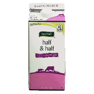 Spartan  half & half, ultra-pasteurized 0.5gal
