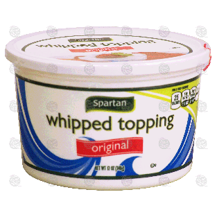Spartan  original whipped topping 12-oz