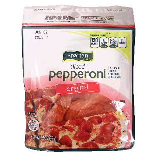 Spartan  sliced pepperoni, original  3oz
