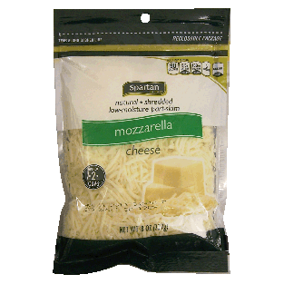 Spartan  natural low-moisture part-skim mozzerella cheese 8oz