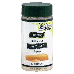 Spartan  100% grated parmesean cheese 3oz